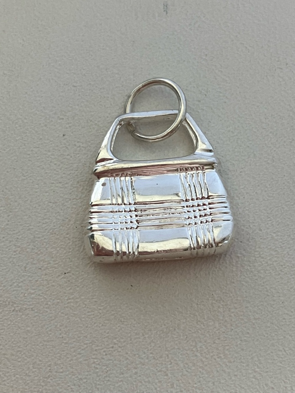 Sterling Silver Handbag Charm Pendant